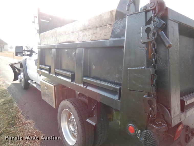 image for item HX9517 2008 Ford F550 Super Duty  SuperCab dump truck