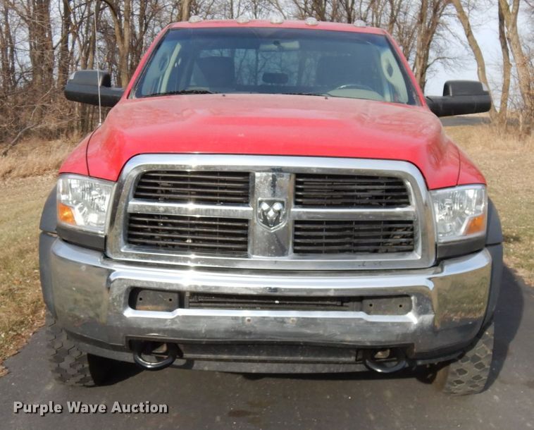 image for item HX9520 2012 Dodge Ram 5500HD  Crew Cab utility truck