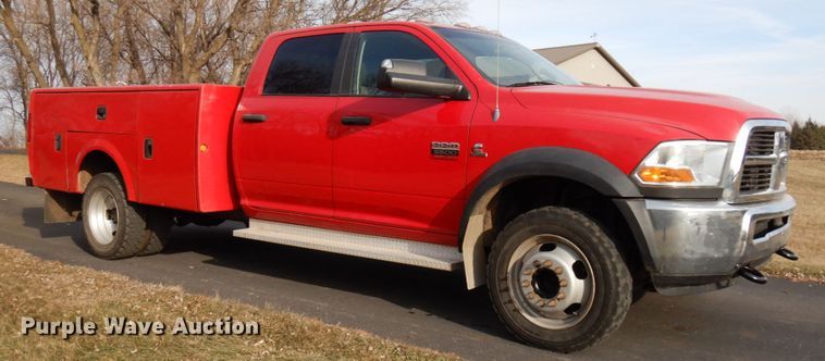 image for item HX9520 2012 Dodge Ram 5500HD  Crew Cab utility truck