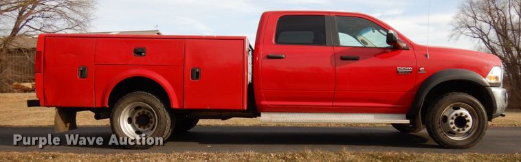 image for item HX9520 2012 Dodge Ram 5500HD  Crew Cab utility truck