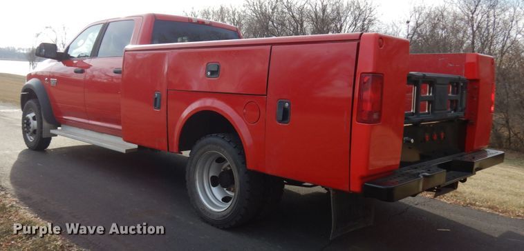 image for item HX9520 2012 Dodge Ram 5500HD  Crew Cab utility truck
