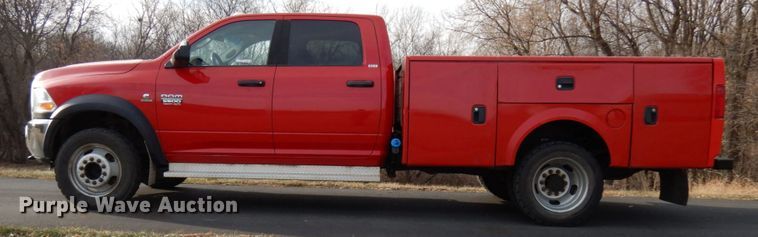 image for item HX9520 2012 Dodge Ram 5500HD  Crew Cab utility truck