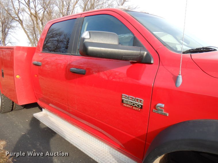 image for item HX9520 2012 Dodge Ram 5500HD  Crew Cab utility truck