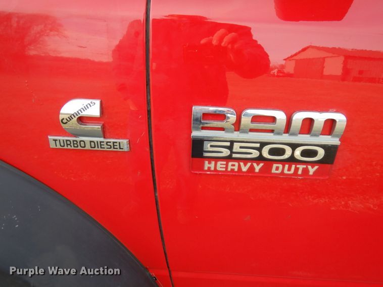 image for item HX9520 2012 Dodge Ram 5500HD  Crew Cab utility truck