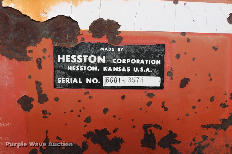 image for item DD6135 Hesston 6600  windrower