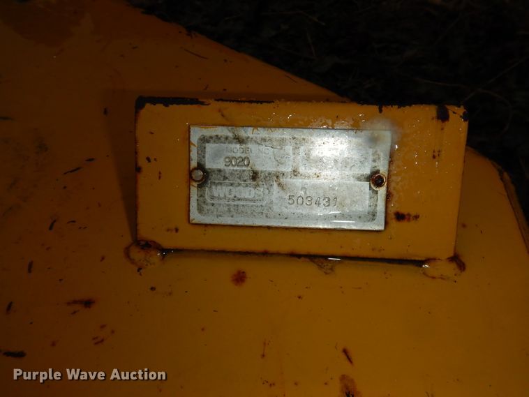 image for item DJ2763 Woods 9020 batwing rotary mower