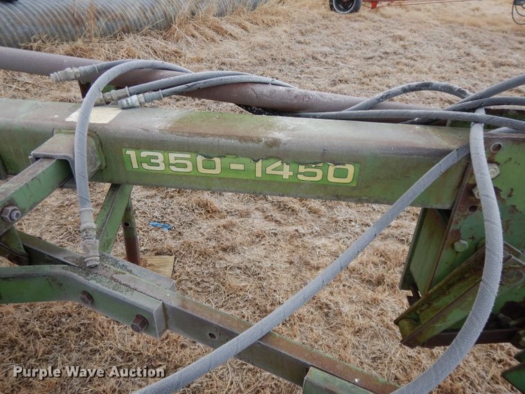 image for item DL2617 John Deere A1450 seven bottom plow