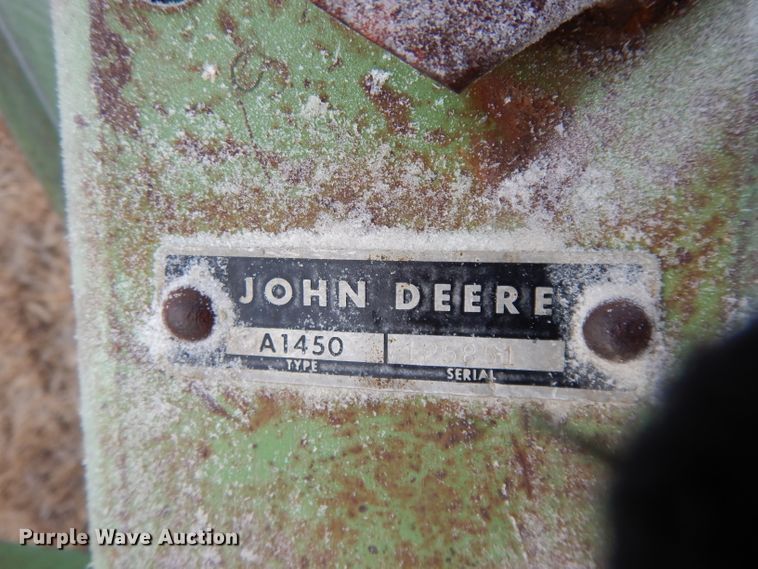 image for item DL2617 John Deere A1450 seven bottom plow