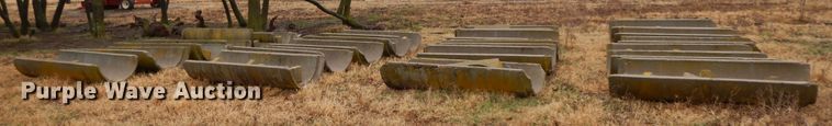 image for item GK9714 Approximately 33 concrete feed troughs