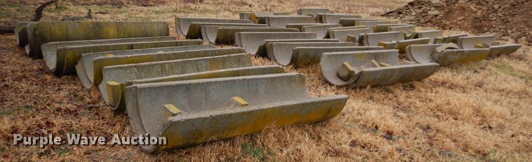 image for item GK9714 Approximately 33 concrete feed troughs