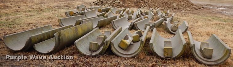 image for item GK9714 Approximately 33 concrete feed troughs