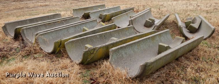 image for item GK9714 Approximately 33 concrete feed troughs