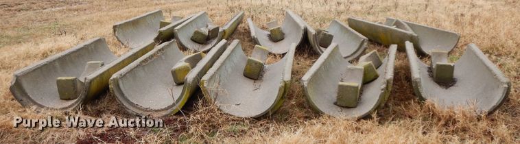 image for item GK9714 Approximately 33 concrete feed troughs