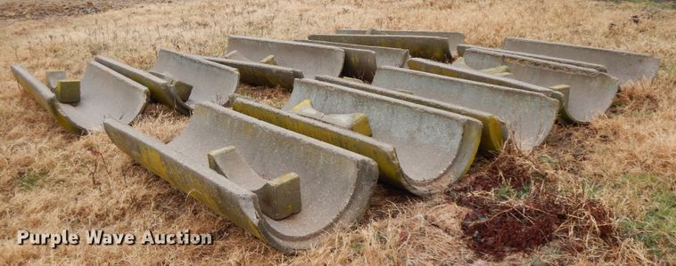 image for item GK9714 Approximately 33 concrete feed troughs