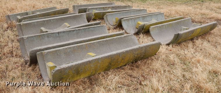 image for item GK9714 Approximately 33 concrete feed troughs