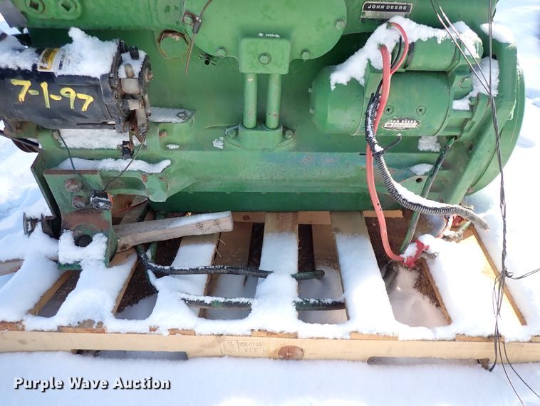 image for item HC9869 John Deere six cylinder diesel engine