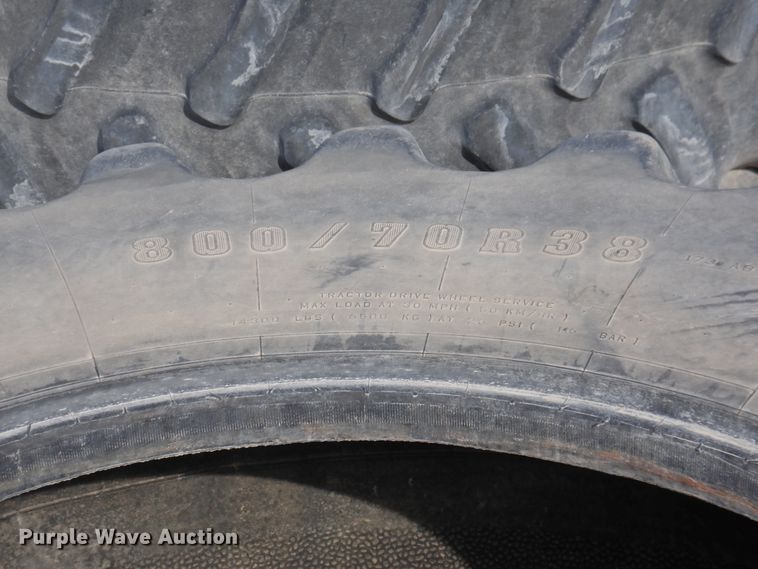 image for item HN9035 (4) Firestone 800/70R38 tires
