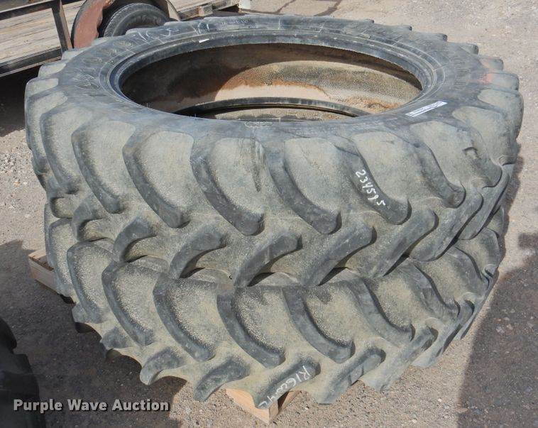 image for item HN9039 (2) Firestone Radial All Traction DT 380/80R38 tires