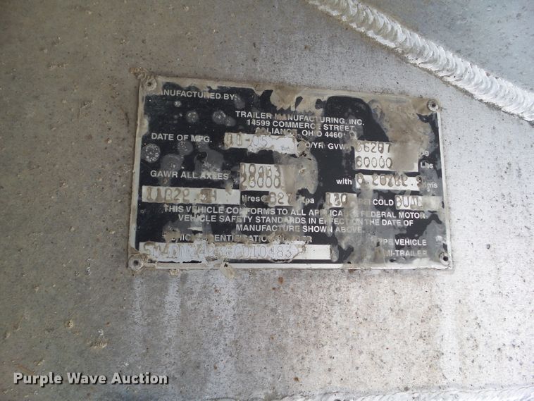 image for item DA7045 2006 Mac Trailers end dump trailer