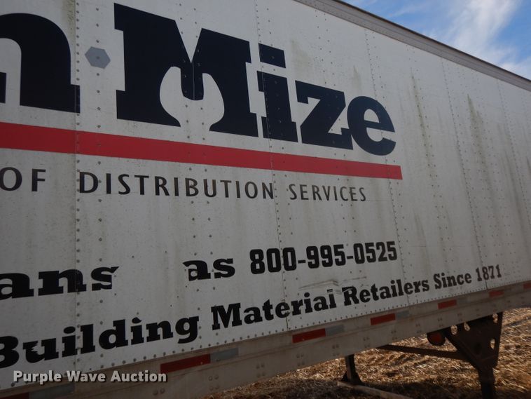 image for item DE2563 1996 Utility VS2DC dry van trailer