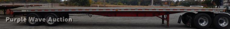 image for item HD9105 1995 Wilson CF-900 flatbed trailer