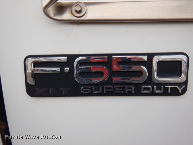 image for item HX9530 2000 Ford F650 dump flatbed truck