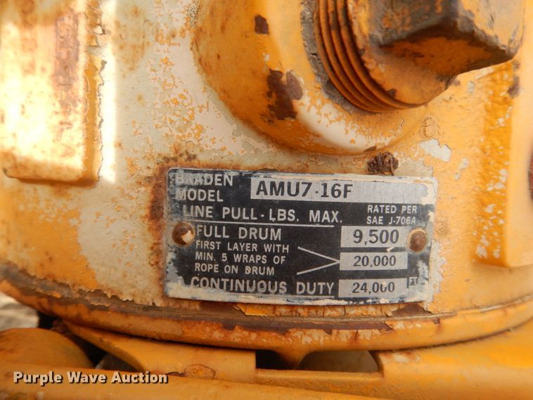 image for item DC8791 1993 Ford F700  drilling rig truck