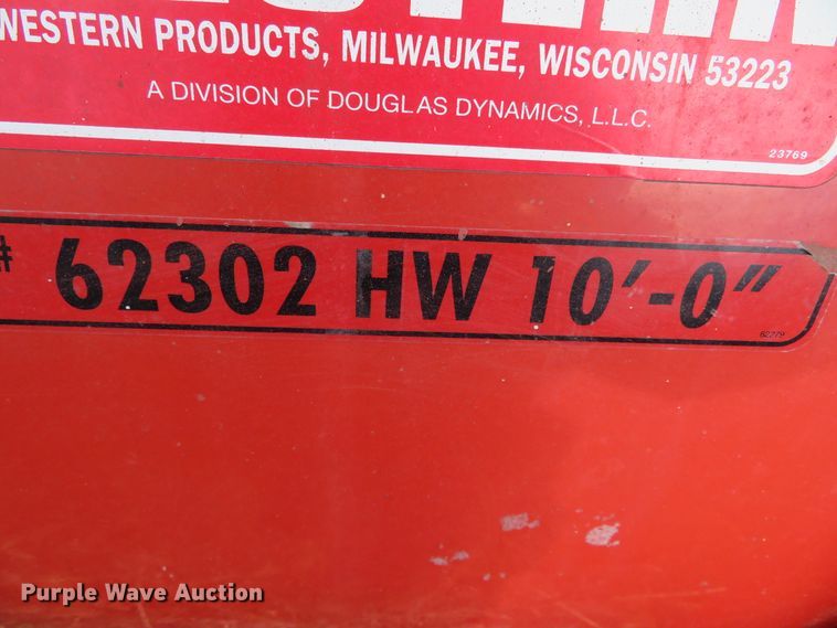 image for item DH0641 Western 62302 snow plow