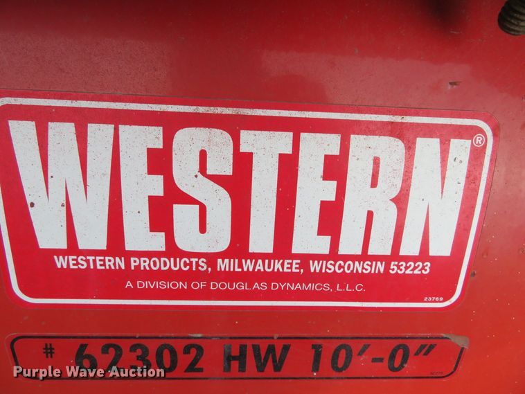 image for item DH0641 Western 62302 snow plow