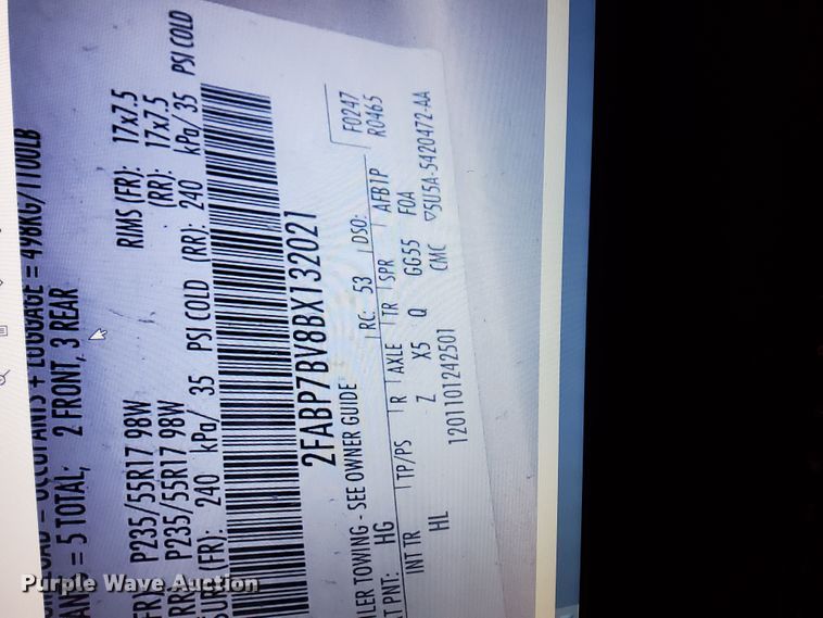 image for item DI7488 2011 Ford Crown Victoria Police Interceptor