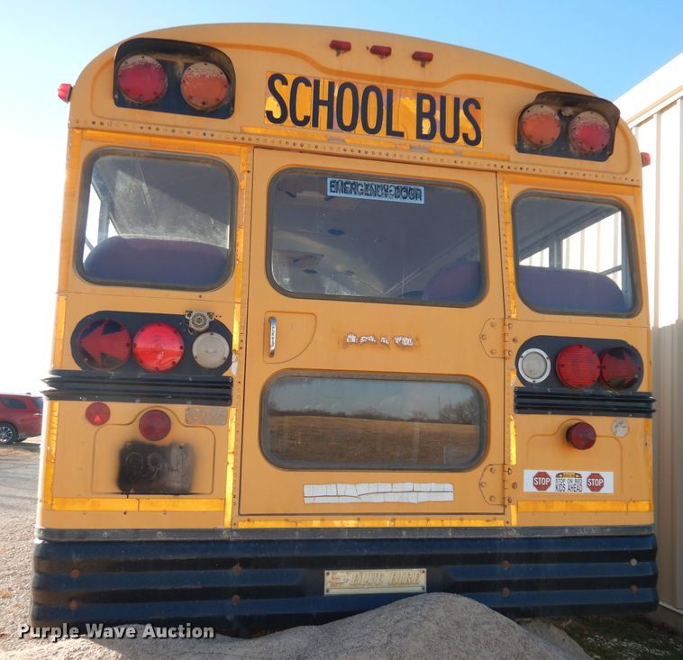 image for item DJ2762 1999 Chevrolet Blue Bird  school bus