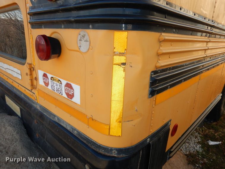 image for item DJ2762 1999 Chevrolet Blue Bird  school bus