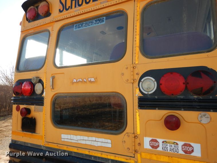 image for item DJ2762 1999 Chevrolet Blue Bird  school bus