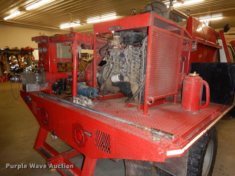 image for item DJ2824 1995 Ford F350 XL  brush fire truck