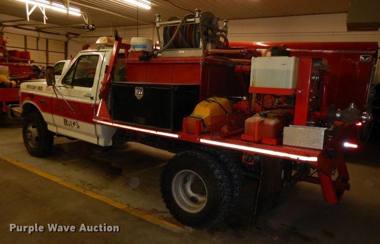 image for item DJ2824 1995 Ford F350 XL  brush fire truck