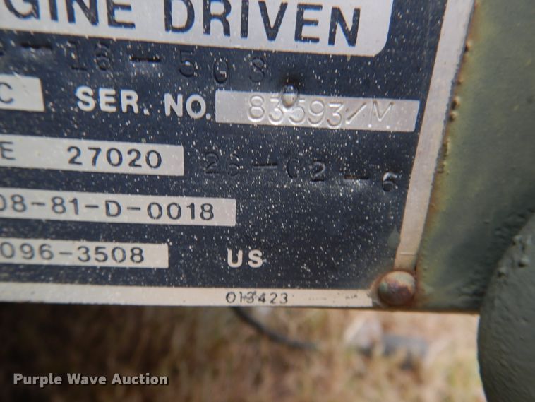 image for item DJ4786 Over-Lowe TP-5A4-DC  light plant