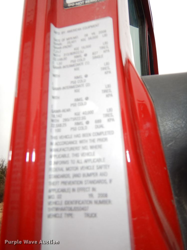 image for item DJ6986 2008 International 7400  dump truck