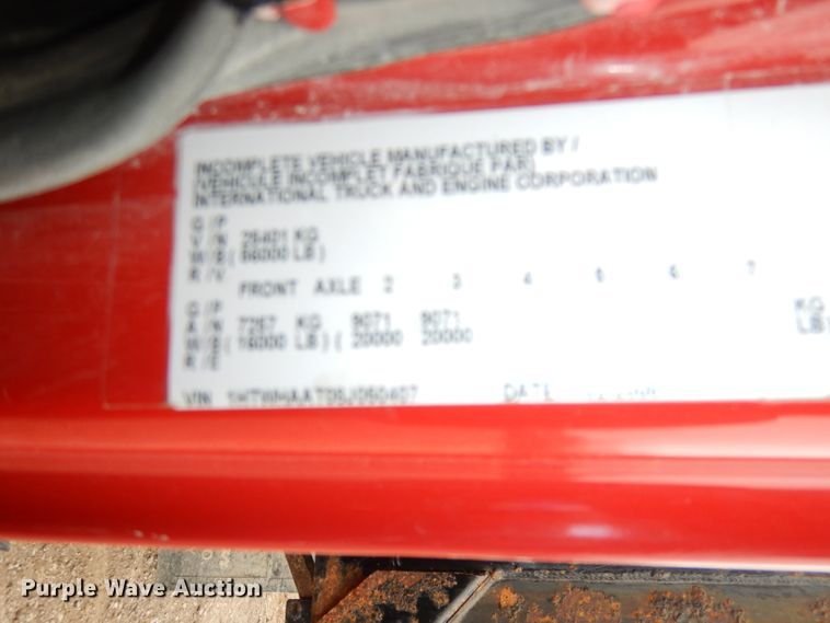 image for item DJ6986 2008 International 7400  dump truck