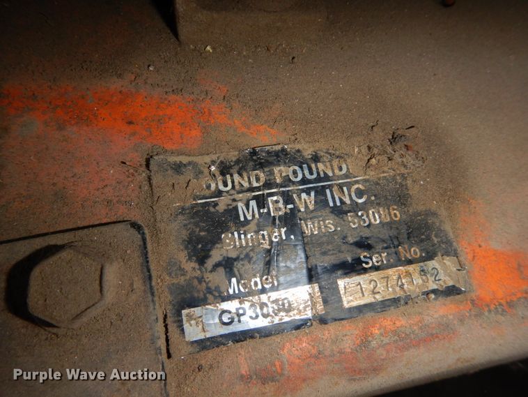 image for item EF9688 MBW GP3030 compactor