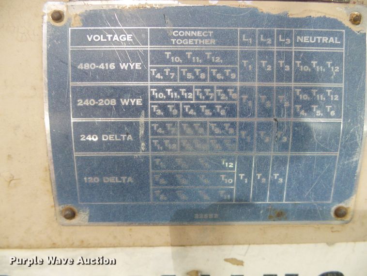 image for item EK9759 Cummins  generator