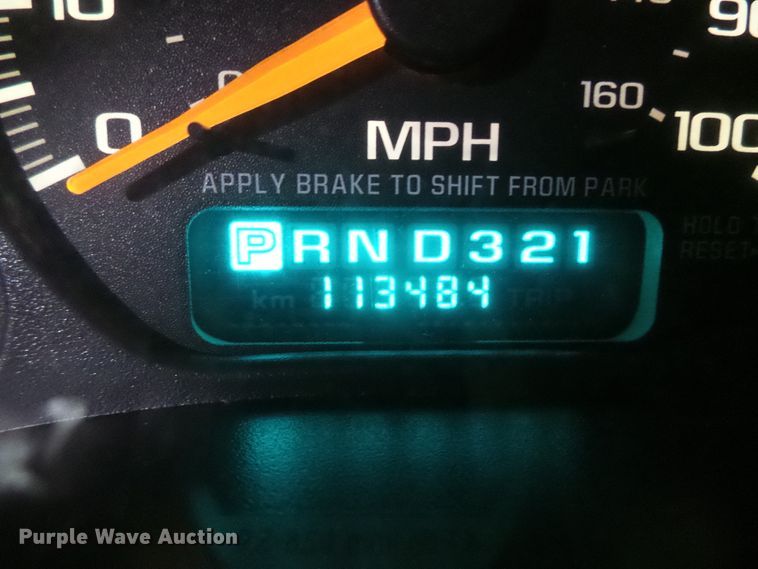 image for item EK9762 2001 Chevrolet Suburban K1500  SUV