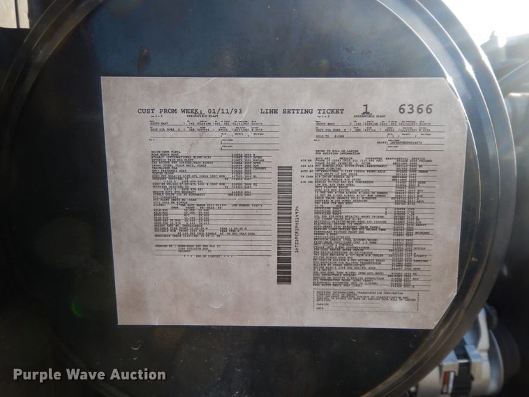 image for item GK9693 1993 International  E-One pumper fire truck