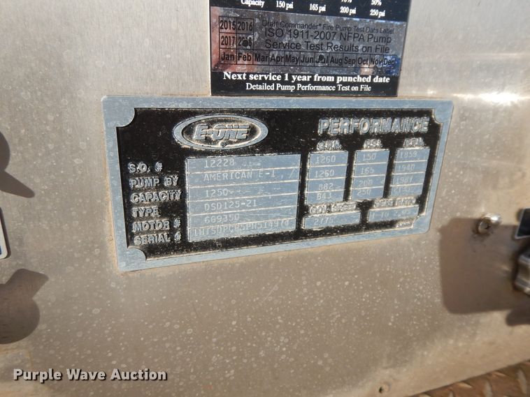 image for item GK9693 1993 International  E-One pumper fire truck