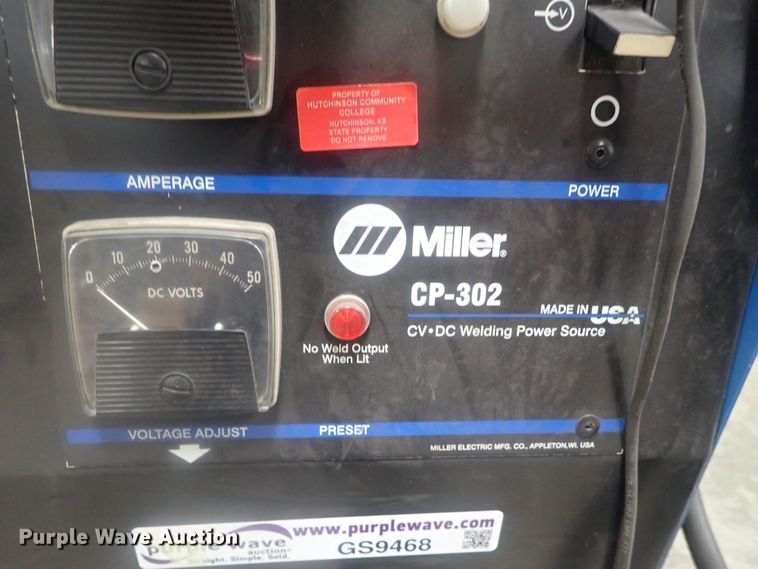 image for item GS9468 Miller CP-302 welder