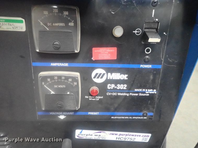 image for item HC9752 Miller CP-302 welder