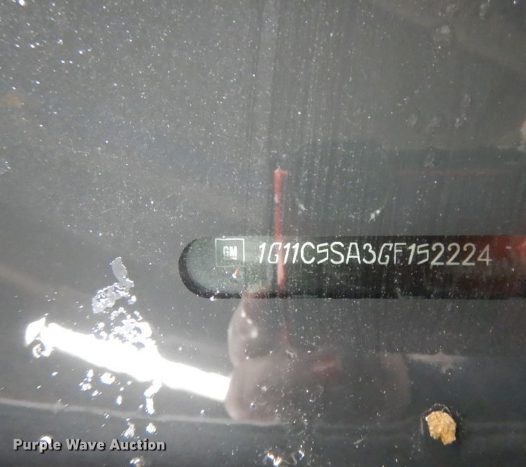 image for item HE9362 2016 Chevrolet Malibu LT