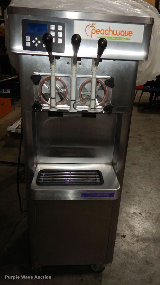 image for item HE9377 Stoetting Peach Wave self-serve frozen yogurt machine