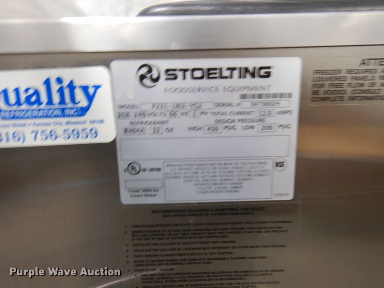 image for item HE9377 Stoetting Peach Wave self-serve frozen yogurt machine