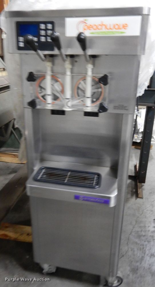image for item HE9378 Stoetting Peach Wave self-serve frozen yogurt machine