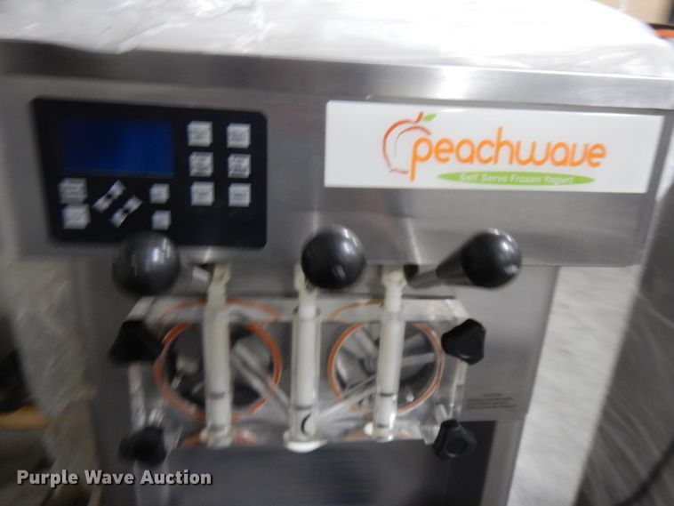 image for item HE9378 Stoetting Peach Wave self-serve frozen yogurt machine